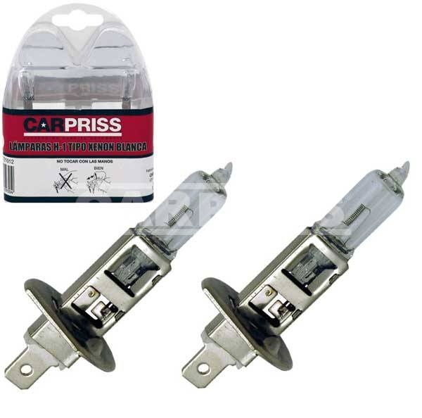 Set 2 becuri halogen h1 tip xenon 100w
