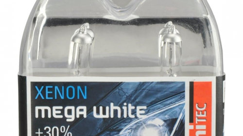 Set 2 Becuri Halogen Xenon Mega White +30% H7