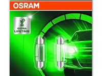 Set 2 becuri iluminare compartiment motor OSRAM Ultra Life C5W 12V 6418ULT-02B