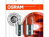 Set 2 becuri iluminare numar circulatie OSRAM T4W 12V 3893-02B