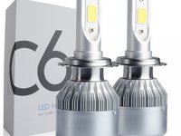 Set 2 becuri LED Auto, model C6, soclu H11, 6000K, 36W, 3500Lm​, plug & play AVX-T240222-4