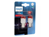 SET 2 BECURI LED EXTERIOR 12V P21/5 BAY15D ULTINON PRO3000 SI PHILIPS 11499U30RB2 PHILIPS