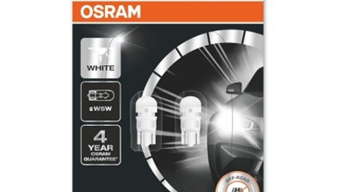 Set 2 becuri Osram LEDriving SL 6000k alb rec