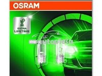 Set 2 becuri Osram W5W Ultra Life 12V 5W 2825ULT-02B piesa NOUA