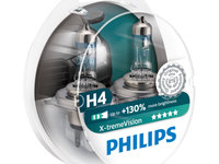 Set 2 becuri Philips 12v 60/55w H4 x-tremeVision s2