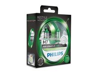 Set 2 becuri Philips H7 ColorVision verde 12V 55W 12972CVPGS2 piesa NOUA