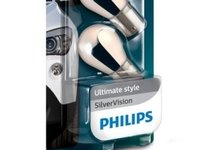 Set 2 becuri philips p21w silver vision
