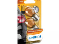 SET 2 BECURI SEMNALIZARE PY21W 12V (blister) PHILIPS