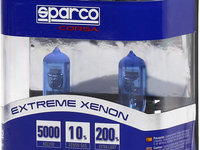 Set 2 Becuri Sparco H4 12V 60/55W Blue B4+Blue TOP +10% Xenon SPCB1403/BZ
