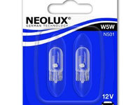 Set 2 becuri W5W pentru pozitie NEOLUX® N501-02B