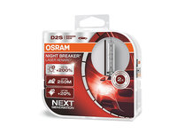 SET 2 BECURI XENON 85V D2S XENARC NIGHT BREAKER LASER +200% OSRAM