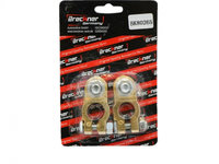 Set 2 borne baterie auto Breckner, material cupru, CU+++, HD Heavy Duty, cu surub, BK80265