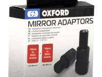 Set 2 Buc Adaptoare Oglinzi Retrovizoare Moto Oxford Mirror Adaptors M10 La M10 Rev &amp; M10 La M10 OX581