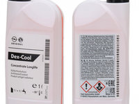 Set 2 Buc Antigel Concentrat Oe Opel Dex-Cool Concentrate Longlife G12 1L 1940663