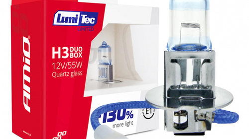Set 2 Buc Bec Amio H3 12V 55W LumiTec Limited +130% Duo 02102