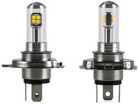 Set 2 Buc Bec Led H4 12/24V 6000K KRU087