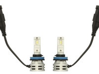 Set 2 Buc Bec Led Philips H8 / H11 / H16 12/24V 24W Ultinon Essential LED gen2 Alb 6500K 11366UE2X2