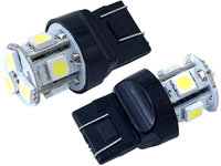 Set 2 Buc Bec Led Vision W21/5W (T20Q) 12V 8X 5050 Smd Led, Alb 58933