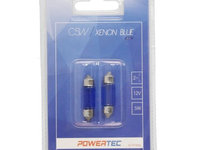 Set 2 Buc Bec M-Tech C5W 12V SV8,5 Xenon Blue PTZXB33-02B