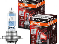 Set 2 Buc Bec Osram H7 12V 55W Night Breaker Unlimited 64210NBU