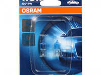 Set 2 Buc Bec Osram W5W 12V 5W Cool Blue Intense CBI 2825HCBI-02B