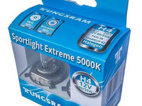 Set 2 Buc Bec Tungsram H4 Sportlight Extreme 5000K 12V 60/55W P43T38 BL1420