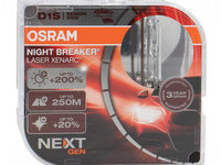 Set 2 Buc Bec Xenon Osram D1S 35W PK32d-2 Night Breaker Laser next Generation +200% 66140XNN-HCB