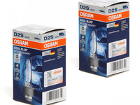 Set 2 Buc Bec Xenon Osram D2S Cool Blue Intense CBI 85V 35W P32d-2 66240CBI