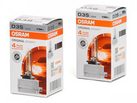 Set 2 Buc Bec Xenon Osram D3S Original Xenarc 6000K 35W 66340