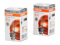 Set 2 Buc Bec Xenon Osram D4S Original 42V 35W P32d-5 66440