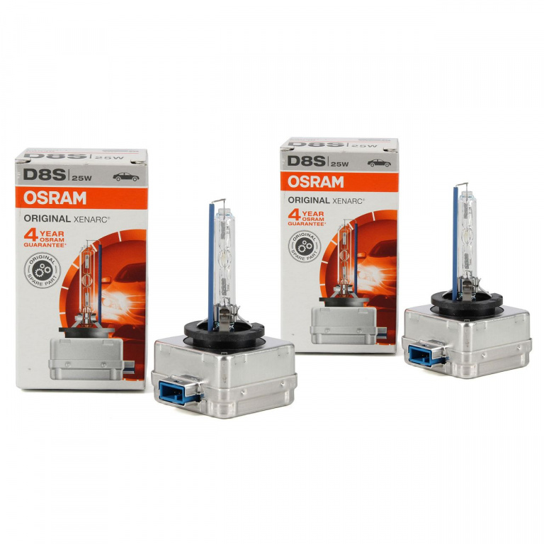 Set 2 Buc Bec Xenon Osram D8S 42V 25W 4500K PK32d-1 Original Xenarc 66548