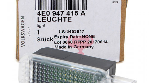 Set 2 Buc Lampa Interior Led Oe Audi A8 4H2, 4H8, 4HC, 4HL 2009→ 4E0947415A