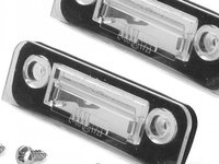 Set 2 Buc Lampa Numar Inmatriculare Am Ford Fiesta 5 2001-2012 1332916 + 2 Buc Bec Narva C5W 36MM 12V 5W 17125 SAN38050