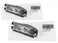 Set 2 Buc Lampa Numar Inmatriculare Oe Dacia Sandero 1 2008-2012 8200957874