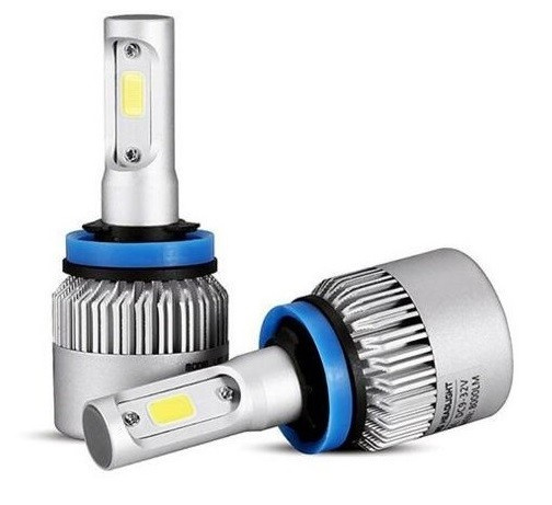 Set 2 Buc Led COB H11 12V / 24V 72W 8000