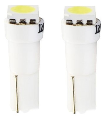 Set 2 Buc Led M-Tech T5 12V W2X4,6D Alb 6000K LB053W