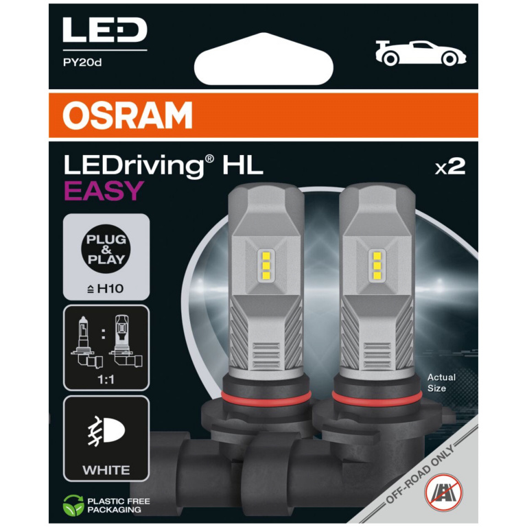 Set 2 Buc Led Osram H10 12V 8,2W PY20D 7