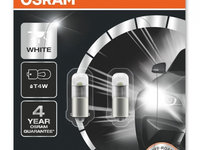 Set 2 Buc Led Osram T4W 12V 0,8W BA9S 6000K Alb LEDriving SL 3893DWP-02B