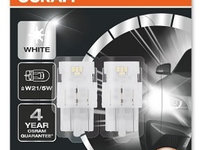 Set 2 Buc Led Osram W21/5W 12V 1,9W W3X16Q 6000K Alb LEDriving SL 7515DWP-02B