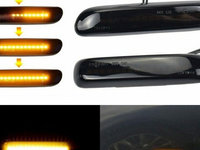 Set 2 Buc Semnalizari Aripa Led Dinamice Secventiale Bmw Seria 3 E46 1999-2003 Coupe Non Facelift D0247 SAN35393