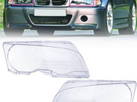 Set 2 Buc Sticla Far Dreapta + Stanga Am Bmw Seria 3 E46 1998-2003 Coupe / Cabrio Non Facelift HB010