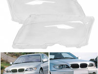 Set 2 Buc Sticla Far Dreapta + Stanga Am Bmw Seria 3 E46 1998-2003 Coupe / Cabrio Non Facelift HB010