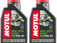 Set 2 Buc Ulei Motor Atv Motul 4T ATV-UTV Expert 10W-40 MA 1L 105938