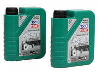 Set 2 Buc Ulei Motor Maisni Tuns Iarba Motocositoare Liqui Moly Rasenmäheröl SAE 30 1L 1264