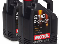 Set 2 Buc Ulei motor Motul 8100 X-Clean+ 5W-30 5L