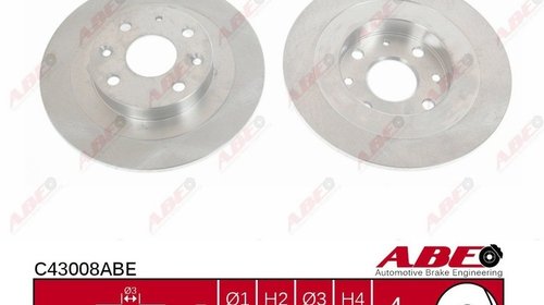 Set 2 discuri frana spate abe pt mazda 323,mx