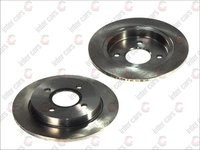 Set 2 discuri frana spate pt ford focus 1, sierra