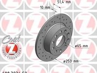 Set 2 discuri frana spate R253 zimmermann pt audi,seat