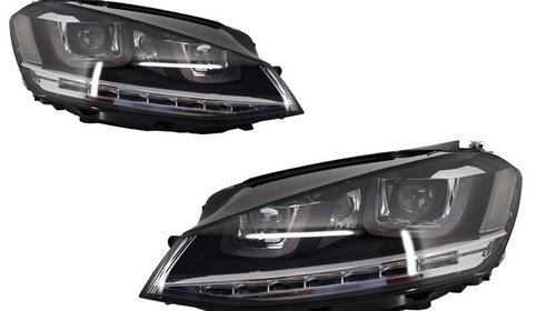 Set 2 faruri 3D LED compatibil cu VW Golf VII