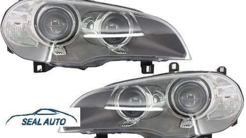 Set 2 faruri Bi-Xenon Angel Eyes compatibil c